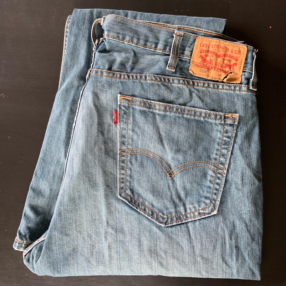Levi's Mens 559 Relaxed Straight Fit Jean 38W x 36L
